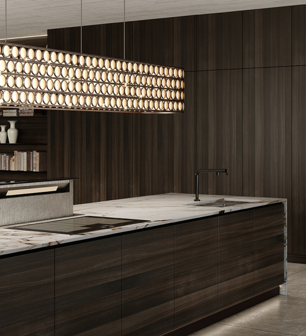 Elegant Kitchen with lighting