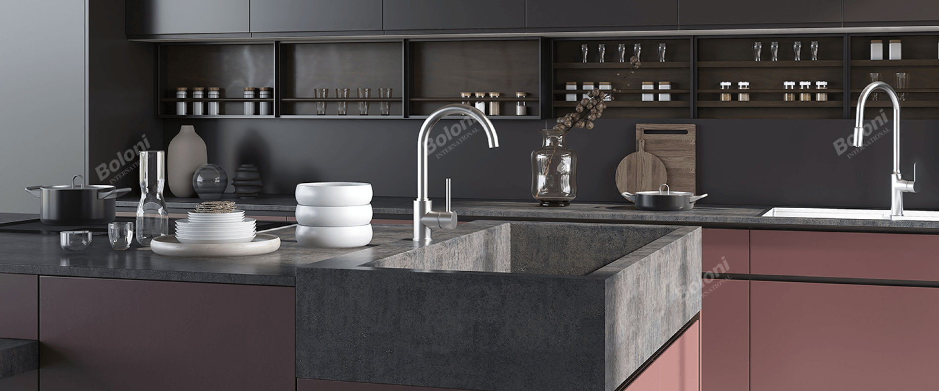 Melbourne kitchen by Queens Living furniture & Kitchens