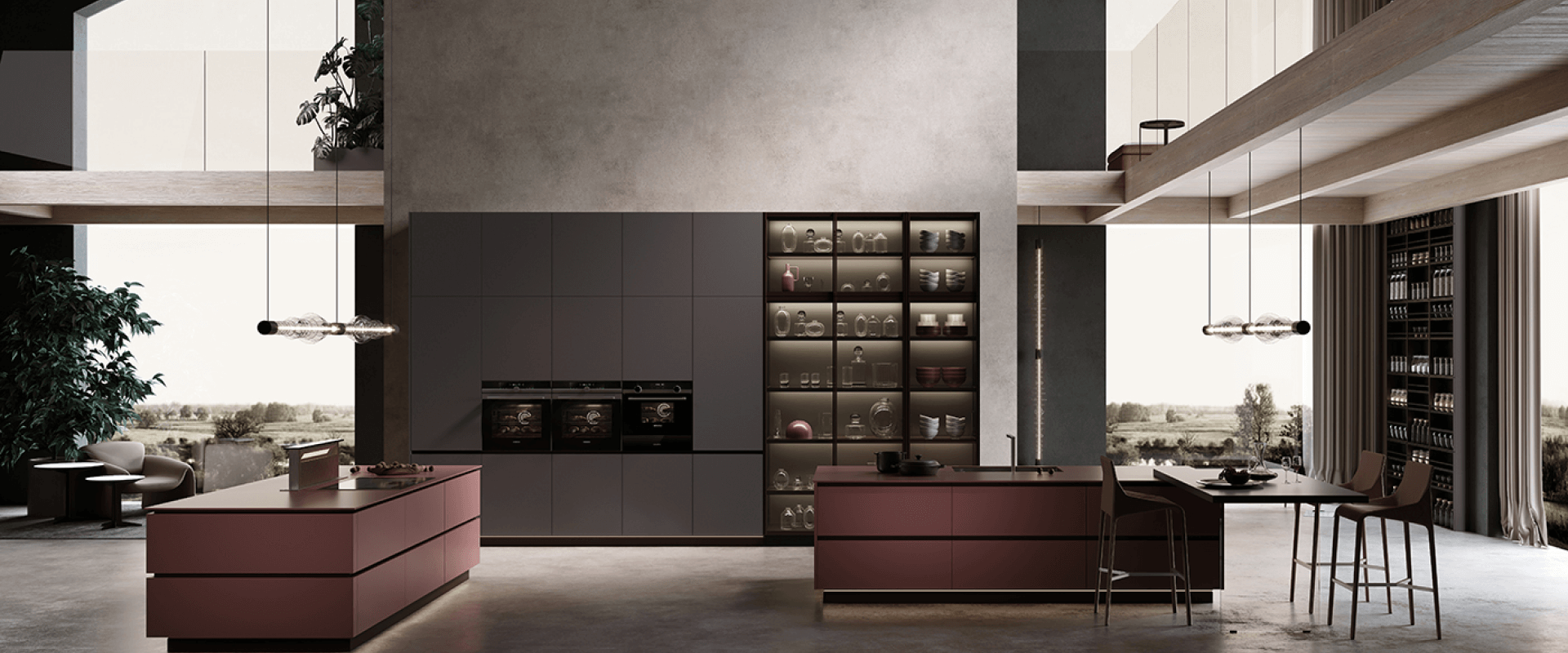 Bergamo Kitchens design by Queens Living Furniture & Kitchens